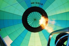 Blick in die Ballonhülle Blick in die Ballonhülle