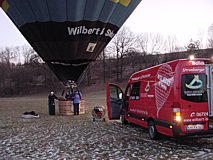 die Ballonpost ist gut verstaut die Ballonpost ist gut verstaut