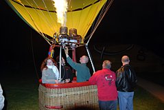 Ballonglühen im Hofwiesenpark Gera