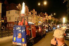 Parade der Teilnehmer durch die Stadt Elk/Lyck