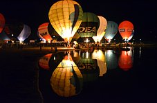 Ballonglühen am Lycker See