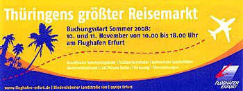 Reisemarkt am Flughafen