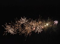 Zum Abschluß ein Feuerwerk