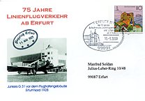 75 Jahre Linienflugverkehr ab Erfurt