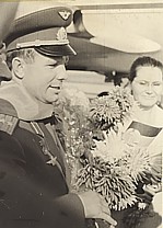 Verabschiedung Gagarin auf dem Flughafen Erfurt