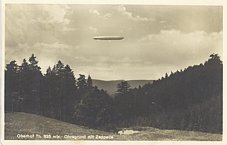 LZ-127 über dem Thüringer Wald-Oberhof