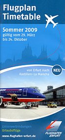 Flugplan 2009 Erfurt